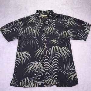 Vintage Tommy Bahama 100% Silk Hawaiian Shirt Short Sleeve‎ Button Up